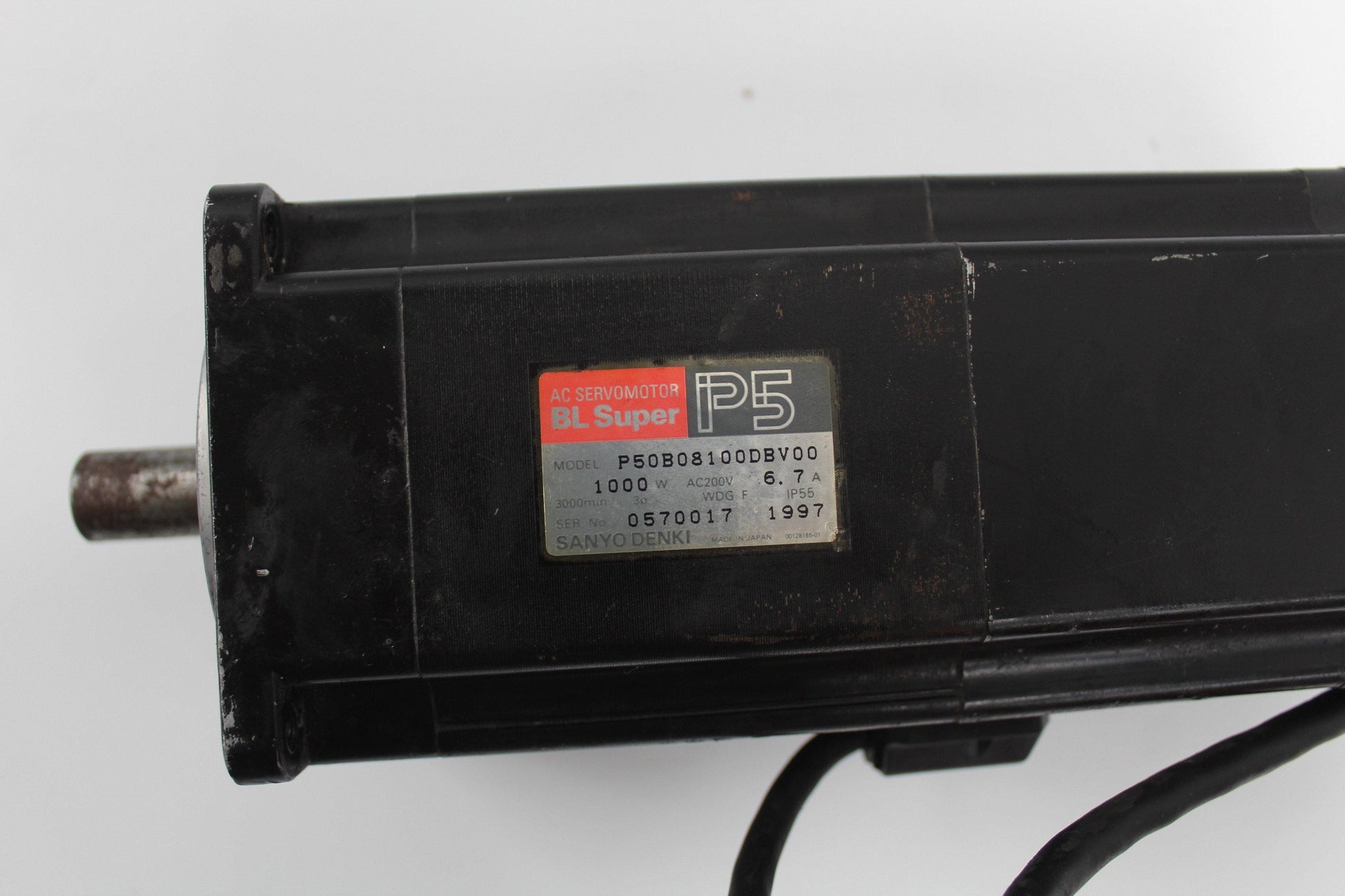 Used Sanyo AC Servo Motor P50B08100DBV00 - Pulingma Automation
