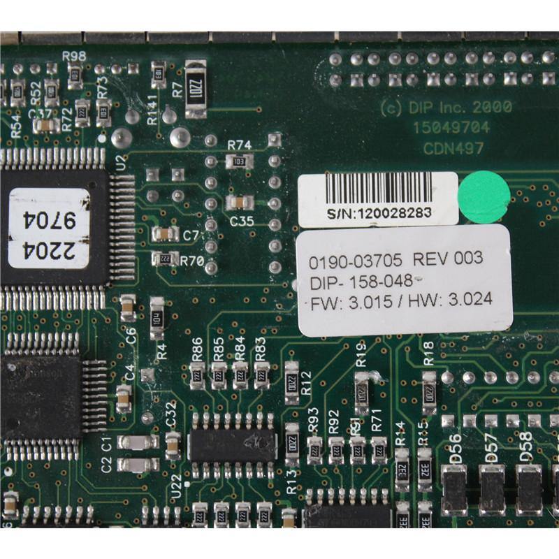 Applied Materials 0190-03705 REV 003 DIP-158-048 Board - Pulingma Automation