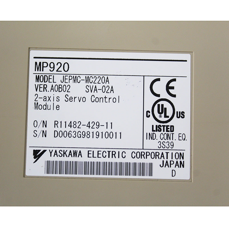 Yaskawa JEPMC-MC220A Servo Drive