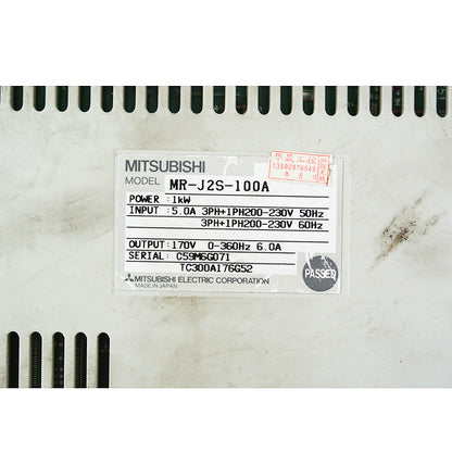Mitsubishi MR-J2S-100A Servo Drive