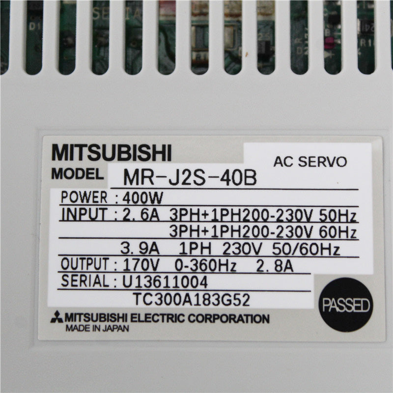 Mitsubishi MR-J2S-40B Servo Drive