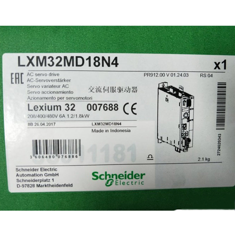 Schneider Electric LXM32MD18N4 Lexium 32 Servo Drive