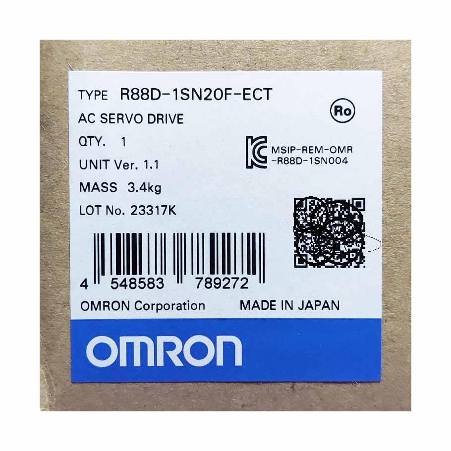 New Original Omron R88D-1SN20F-ECT 2.0kw AC Servo Drive - Pulingma Automation