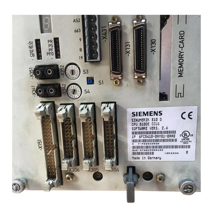 Used Siemens Compact Control Unit 810D CCU1 6FC5410-0AY01-0AA0 6FC5 410-0AY01-0AA0 - Pulingma Automation