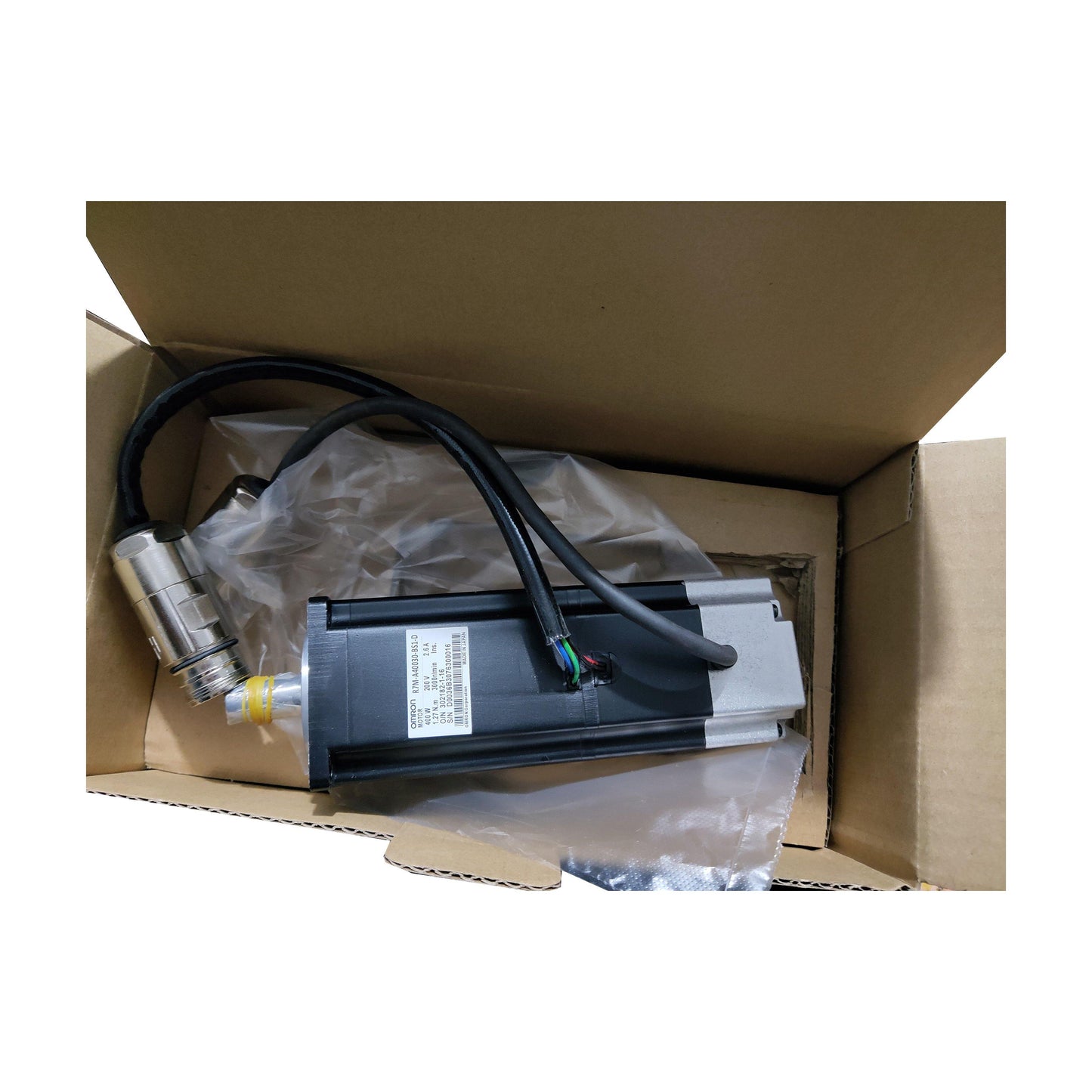 New Original Omron AC Servo Motor 400W R7M-A40030-BS1-D - Pulingma Automation