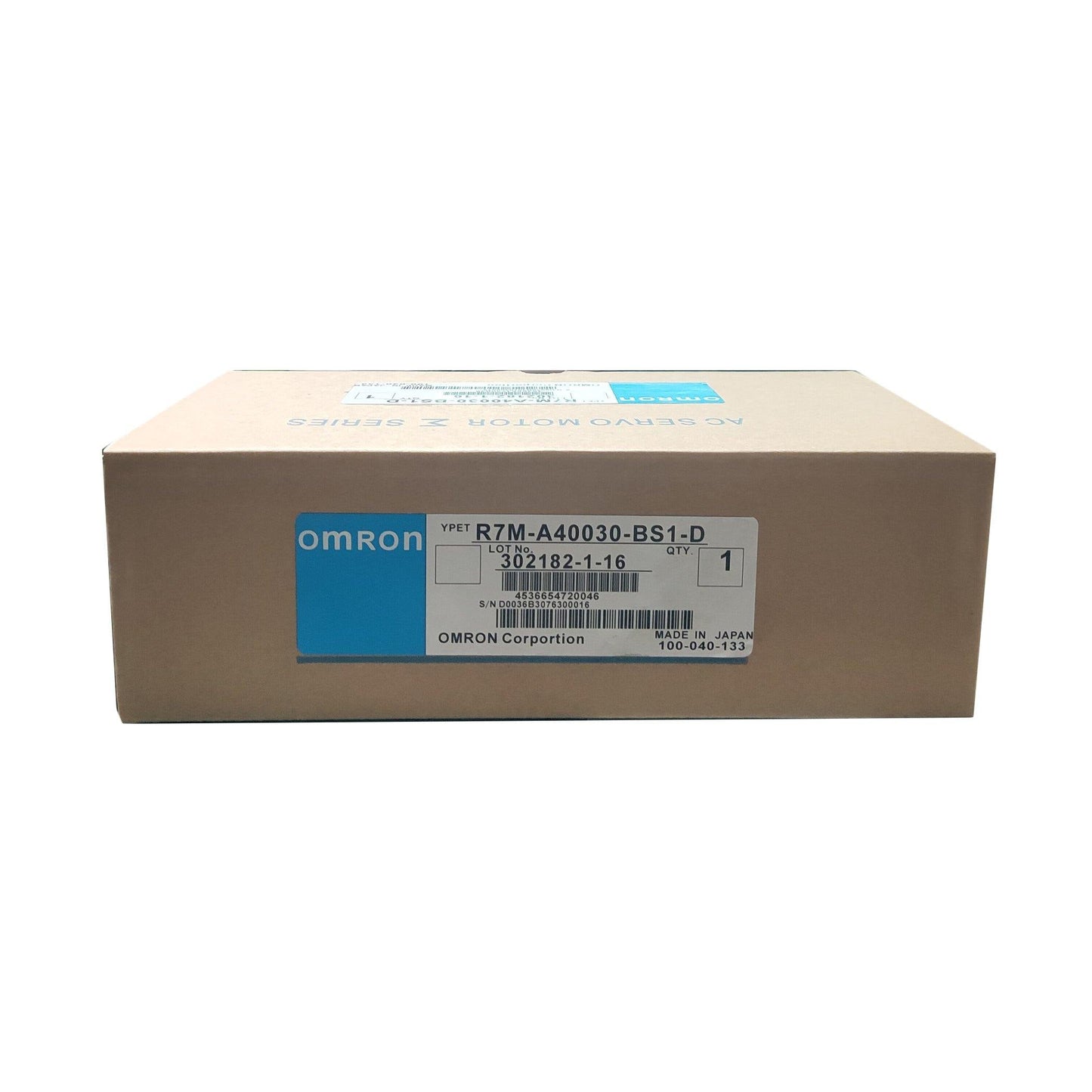 New Original Omron AC Servo Motor 400W R7M-A40030-BS1-D - Pulingma Automation