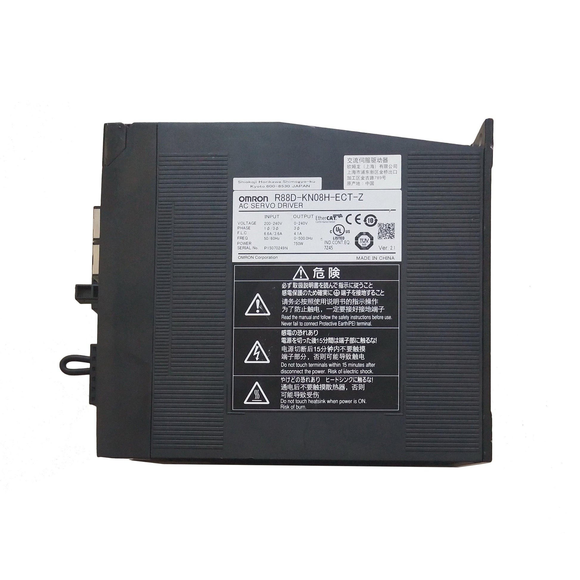 New Original Omron AC Servo Driver 750W R88D-KN08H-ECT-Z - Pulingma Automation
