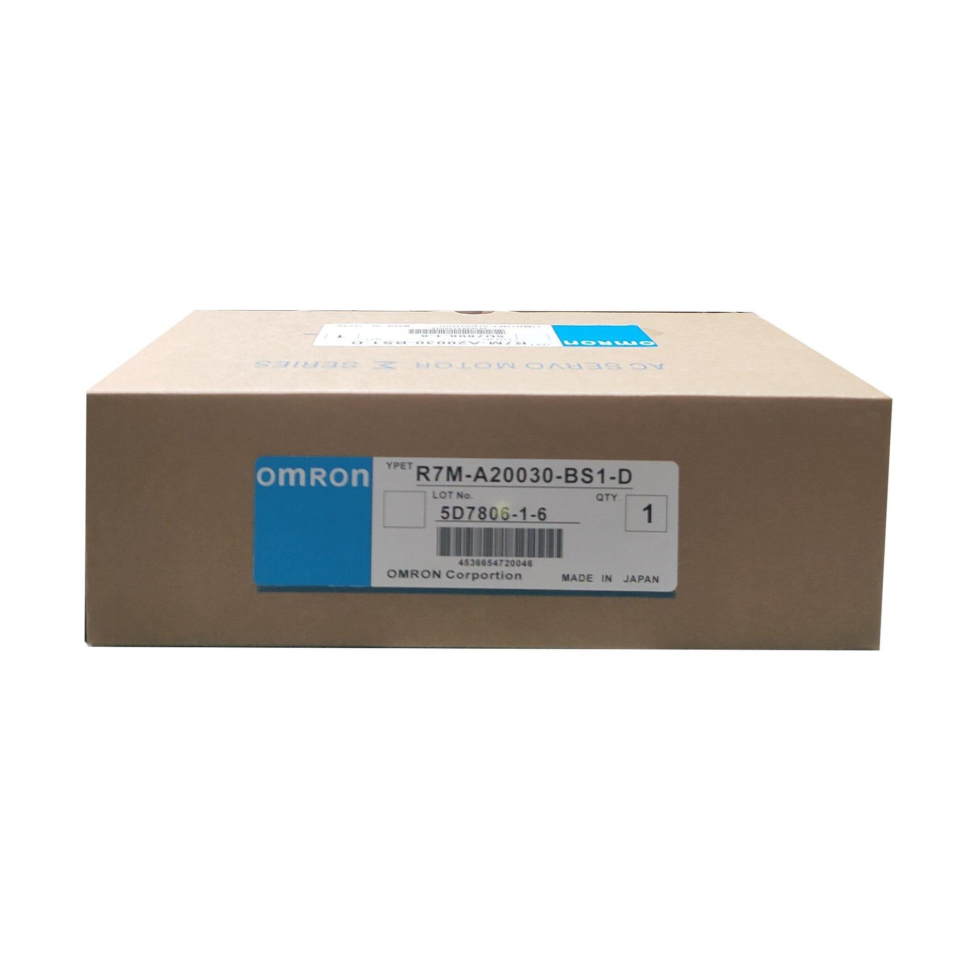 New Original Omron AC Servo Motor 200W R7M-A20030-BS1-D - Pulingma Automation