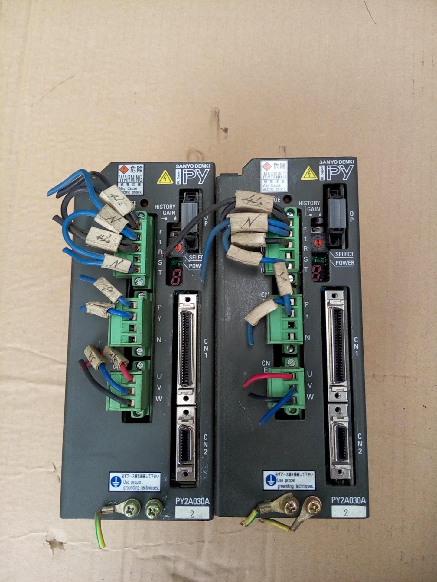 SANYO PY2A030A2 Servo Amplifier Input 200-230V AC - Pulingma Automation