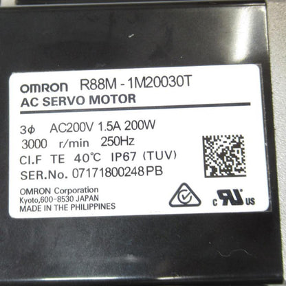 New Original Omron R88M-1M20030T 200w AC Servo Motor - Pulingma Automation