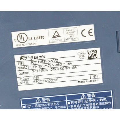 Fuji RYH152F5-VV2 Servo Drive