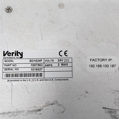 Applied Materials Verity SD1024F 3D80-000906-24 Semiconductor Controller