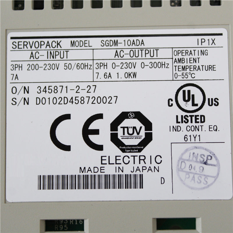 Yaskawa SGDM-10ADA (1KW) Servo Drive