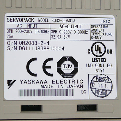 Yaskawa SGDS-50A01A Servo Drive