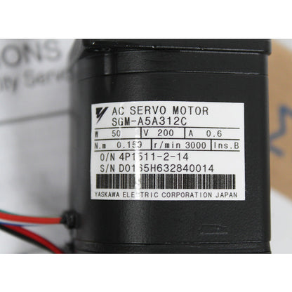 Yaskawa SGM-A5A312C AC Servo Motor