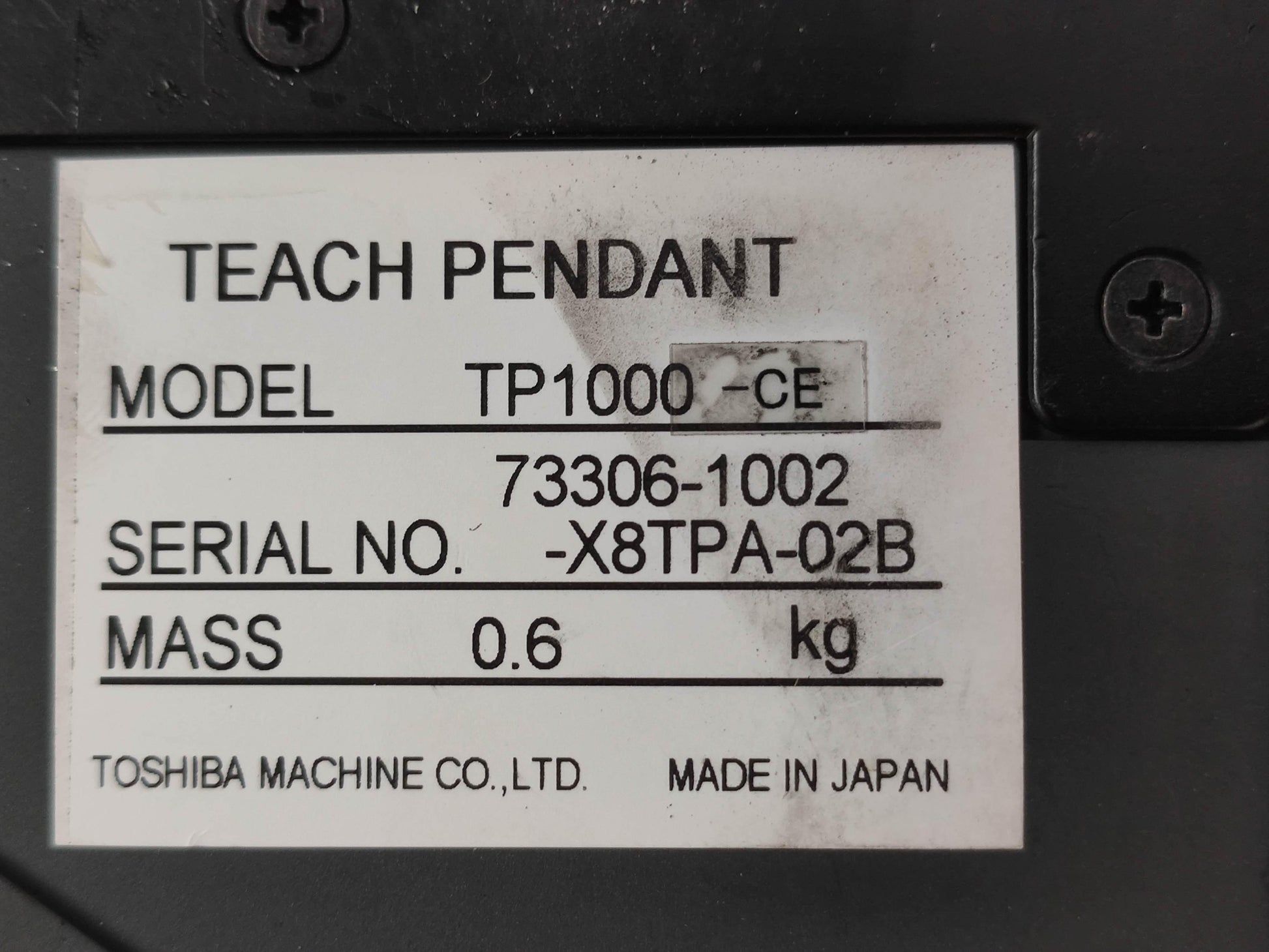 TOSHIBA TP1000-CE Teach Pendant 73306-1002 - Pulingma Automation