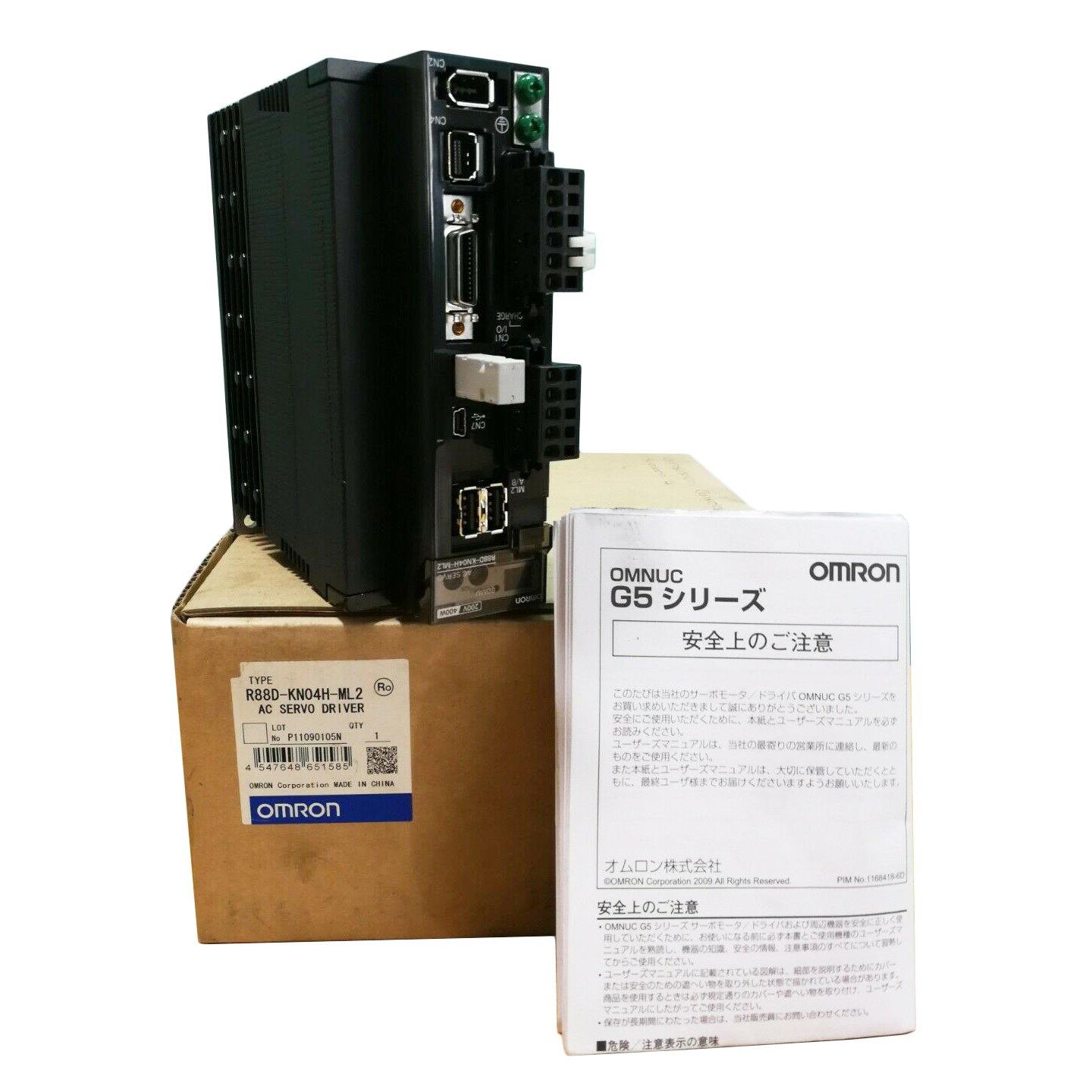 New Original Omron AC Servo Driver 400W R88D-KN04H-ML2 - Pulingma Automation