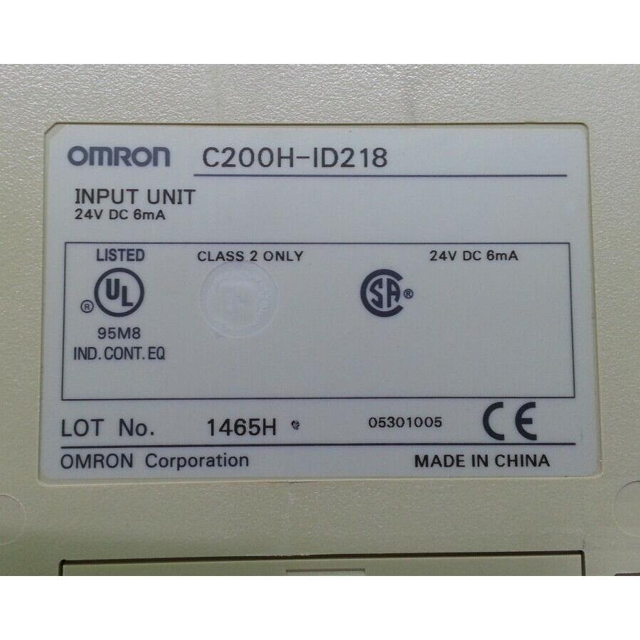 New Original Omron C200H-ID218 DC Input Unit PLC Module - Pulingma Automation