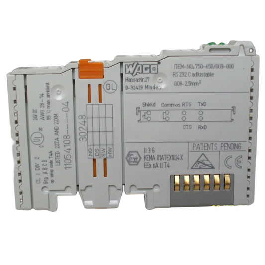 WAGO 750-650 Serial Interface