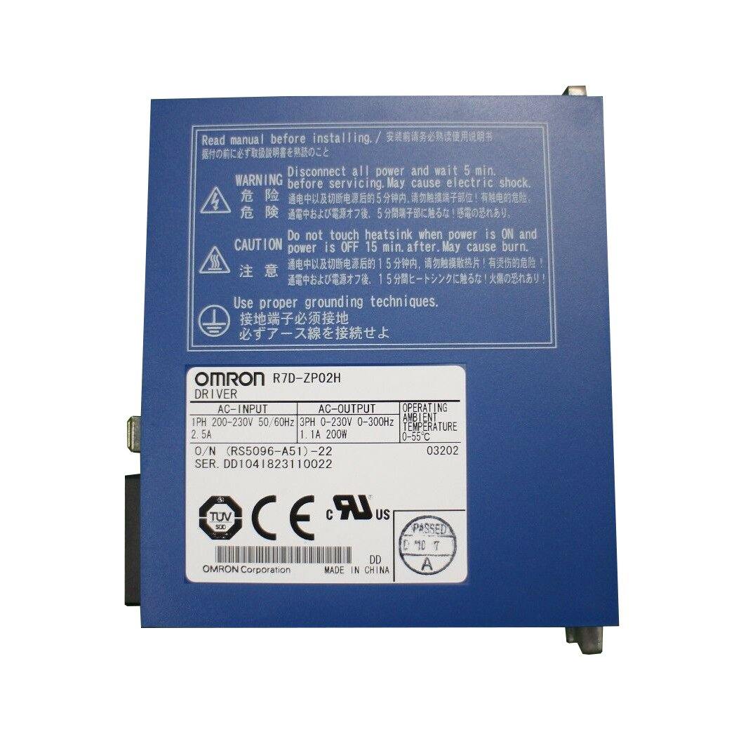 New Original Omron AC Servo Driver 200W R7D-ZP02H - Pulingma Automation