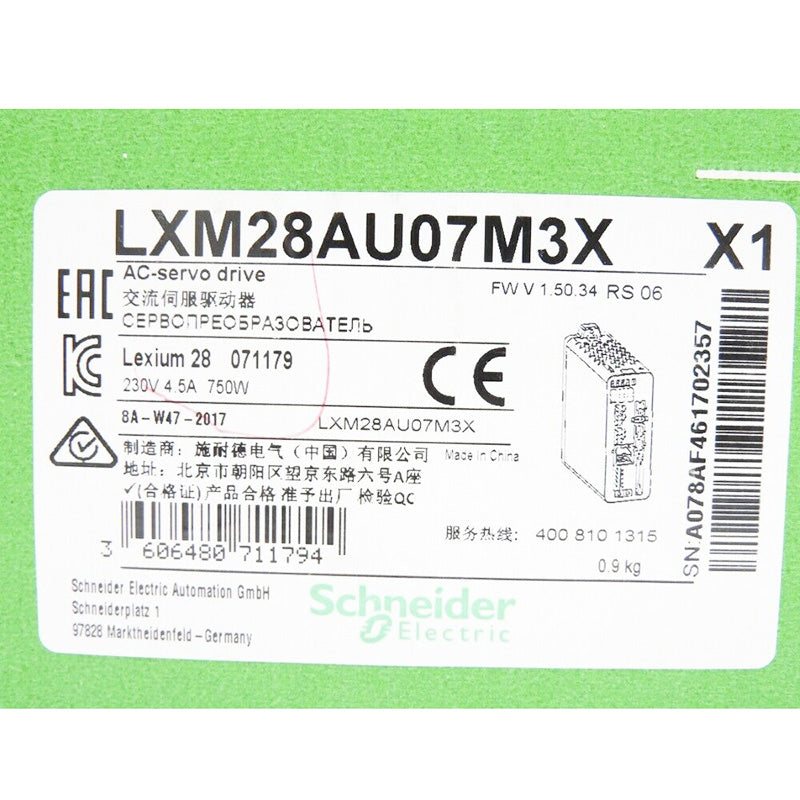 Schneider Electric LXM28AU07M3X Lexium 28 Servo Drive