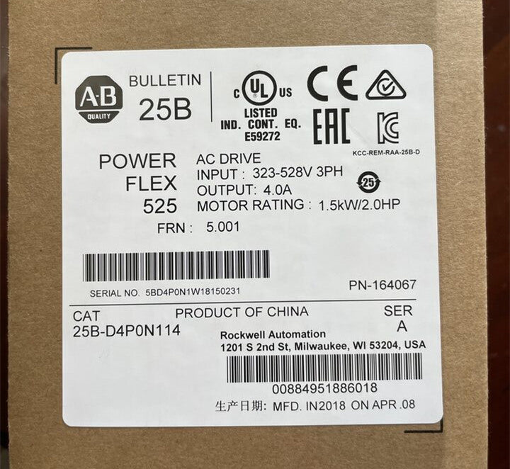 Allen Bradley 25B-D4P0N114 AC Drive