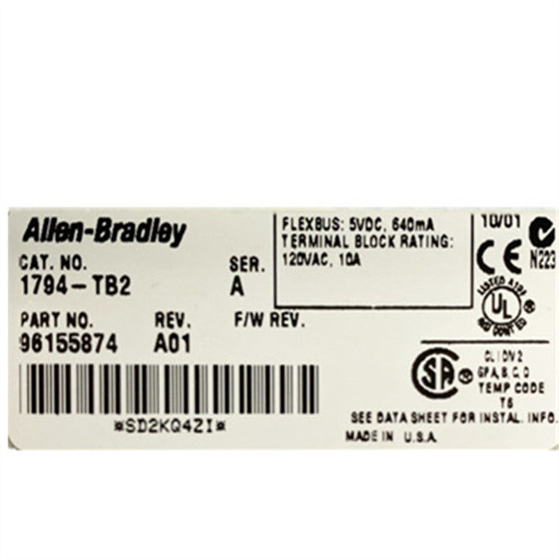 Allen Bradley 1794-TB2 Terminal Base