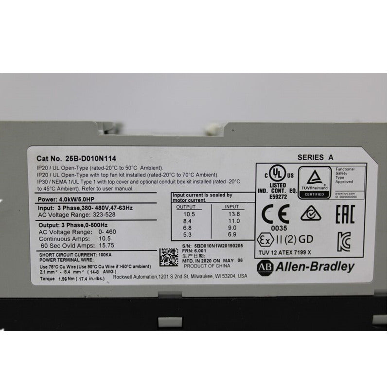 Allen Bradley 25B-D010N114 AC Drive