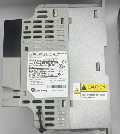 Allen Bradley 22F-D8P7N103  Drive