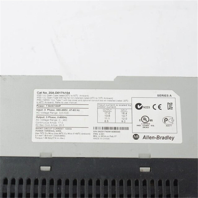 Allen Bradley 25A-D017N104 AC Drive