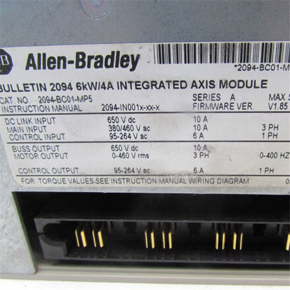 Allen Bradley 2094-BC01-MP5 Kinetix 6000 Servo Drive